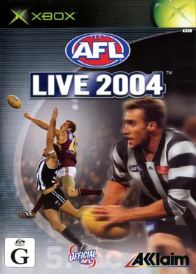 AFL Live 2004 box cover front